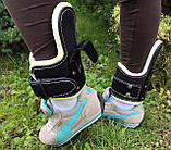 Гравітаційні черевики (інверсійні гаки для турніка) тренажер для спини та преса OSPORT Medium (OF-0002) Фіолетовий, фото 5