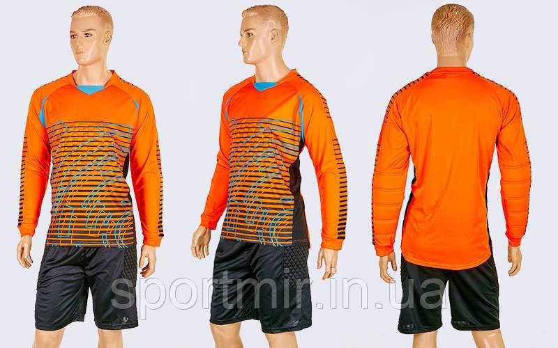 Форма футбольного воротаря з шортами LIGHT CO-024-OR (PL, р-р L-XXL, жовтогарячий), фото 1