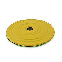 Диск Здоров'я Грація (тренажер диск-коло для талії, хребта, преса) металевий OSPORT (FI-0107) Жовто-зелений