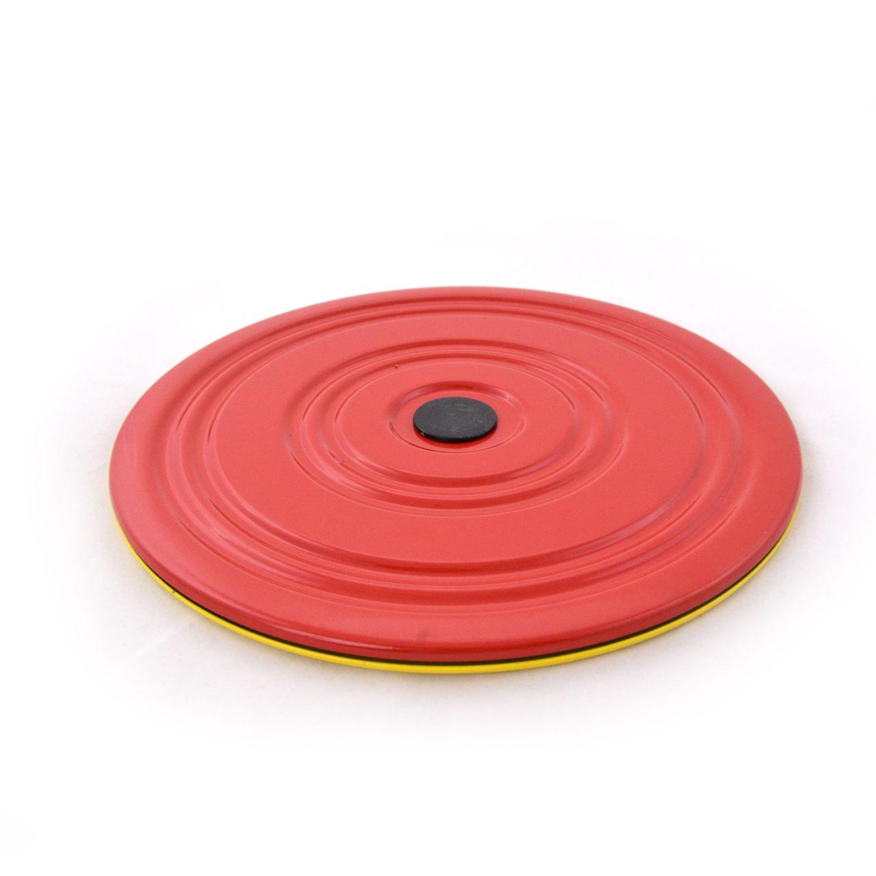 Диск Здоров'я Грація (тренажер диск-коло для талії, хребта, преса) металевий OSPORT (FI-0107) Червоно-жовтий