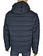 Чоловіча зимова куртка Black vinyl C17-1242 C:Navy, фото 8
