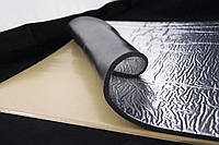 Тепло-шумоізоляція із спіненого каучуку з фольгою 750х500х10мм SoundProOFF (sp-fleх-sh-10-fl)