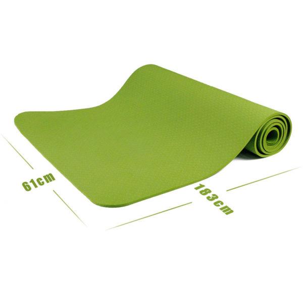 Килимок для йоги та фітнесу TPE (йога мат, каремат спортивний) OSPORT Yoga ECO Pro 6мм (OF-0082)