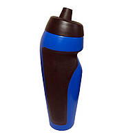 Бутылка (бутылочка) для воды и напитков спортивная 600мл Profi (MS 1816) Черно-голубая