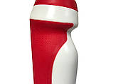 Пляшка для води та напоїв спортивна 600мл Profi (MS 1816) Біло-червоний, фото 4