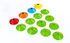 Фішки для розмітки поля 1шт URR C-6100-1 (пластик, d-20sм, h-5см, кольори в асортименті), фото 3