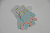 Зимние женские шерстяные перчатки