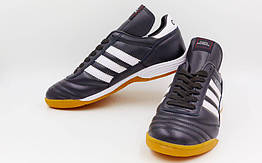 Взуття для зали чоловіче шкіряне AD OB-1982 (р-р 40-45) COPA MANDUAL (підошва-PU, чорний-білий)