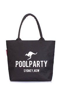 Жіноча текстильна сумка POOLPARTY чорна