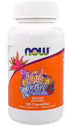 Вітаміни для дітей NOW Foods Kid Vits Berry Blast 120 Chewables