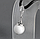 Перламутр білий, Ø12 мм., срібло, кулон, 893КЛП, фото 2
