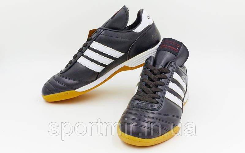 Взуття для зали підліткова шкіряне AD OB-1983 (р-р 36-41) COPA MANDUAL (підошва-PU, чер-білий), фото 1