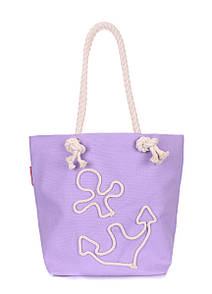 Літня сумка з якором POOLPARTY Anchor жовта Ліловий