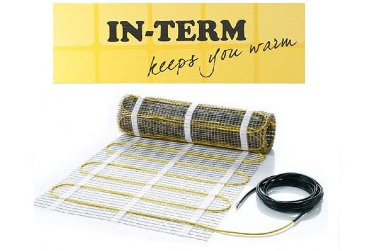 Нагрівальний мат In-Therm (Fenix, Чехія) 7.9 м. кв. Тепла електрична підлога