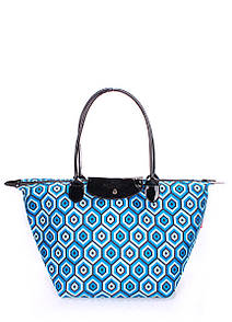 Жіноча текстильна сумка POOLPARTY з клапаном синя