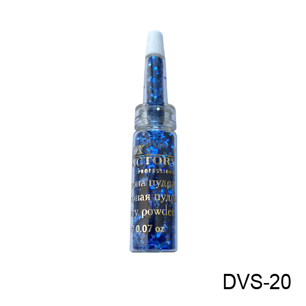 Сухой блеск в бутылке для дизайна ногтей. DVS-(10-51) 20 - фото 1 - id-p795245765