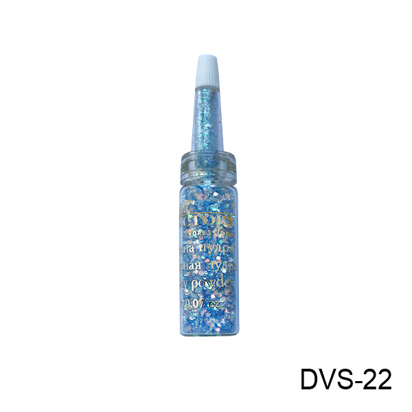 Сухой блеск в бутылке для дизайна ногтей. DVS-(10-51) 22 - фото 1 - id-p795245766