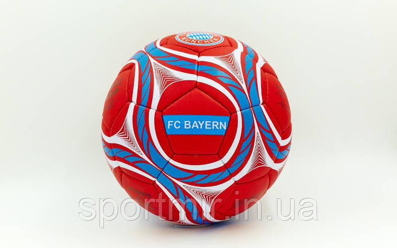 М'яч футбольний No5 Гриппі 5слів. BAYERN MUNCHEN FB-0047-158 (No5, 5 см, пошитий вручну), фото 1