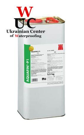 Ін'єкційна смола AQUAFIN-Р1 /АКВАФІН-П1/, 5,5 кг, фото 1