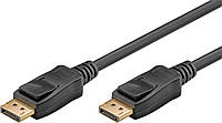 Кабель монітора-сигнальний DisplayPort M/M 3.0m Goobay (75.05.5483) v1.4 8K@30Hz 19p D=6.0mm 2xS Cu