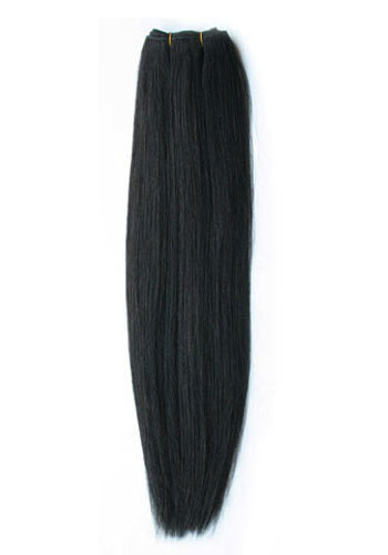 Волосся на тресі 50 см. Колір #1В Натуральний Чорний, фото 1