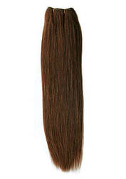 Волосся на тресі 50 см. Колір #06 Каштановий