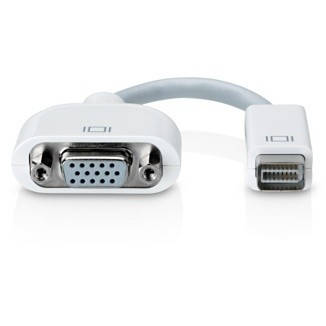 Apple Mac адаптер кабель mini DVI to VGA (miniDVI ВГА міні ДВІ)