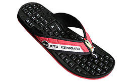 В'єтнамки чоловічі KITO KME708-RED-BLACK (EVA, р-р 40-43)
