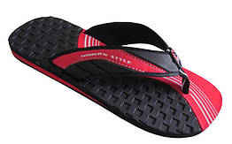 В'єтнамки чоловічі KITO KME715-BLACK-RED (EVA, р-р RUS-40-43)