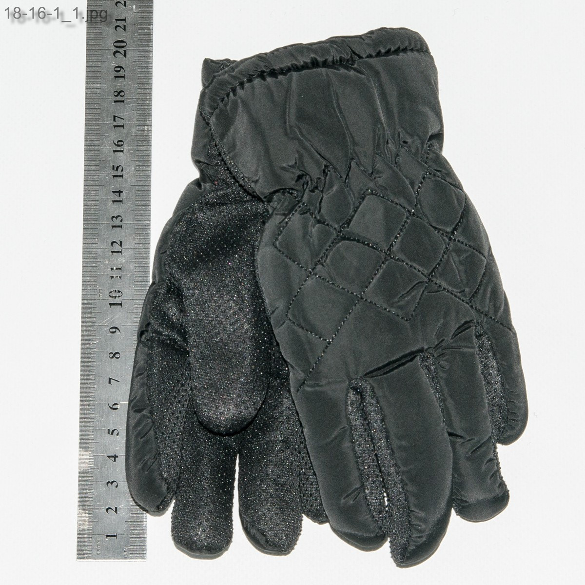 Дитячі болоневі рукавички з протиковзкою долонькою - №18-16-1