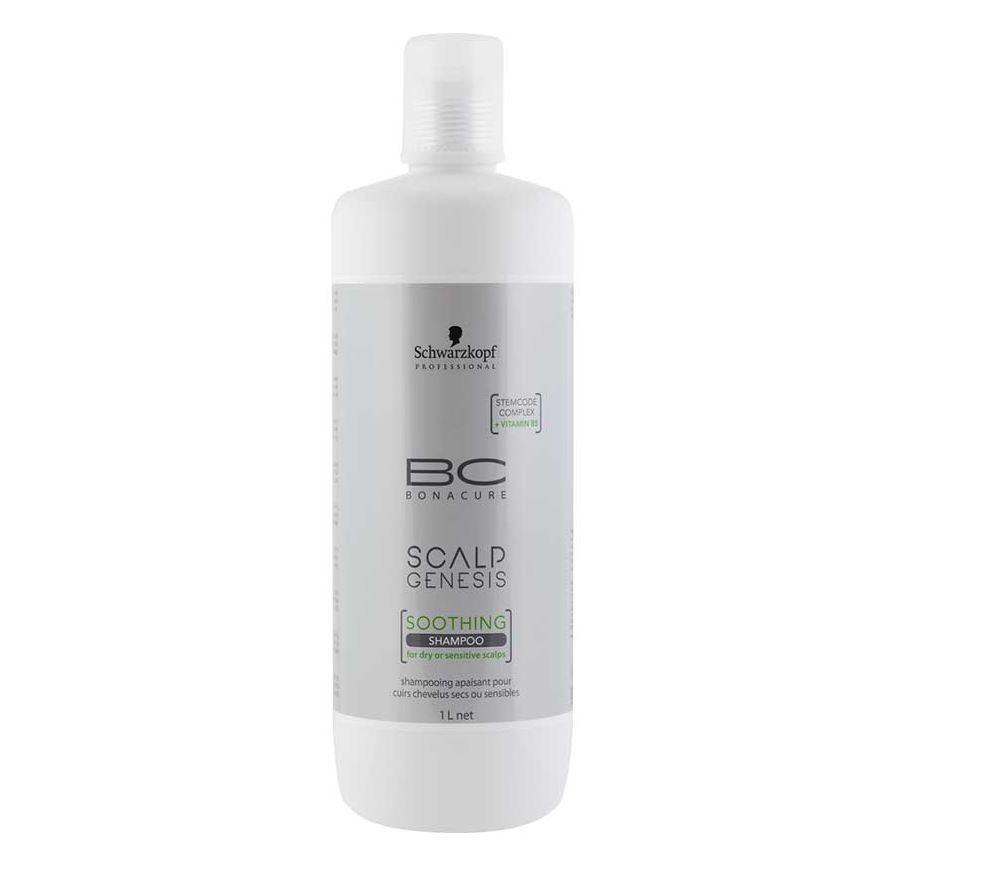 Заспокійливий шампунь для сухої та чутливої шкіри голови Schwarzkopf BC SG Soothing Shampoo 1000ml