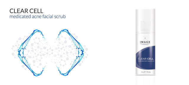 Активный лечебный скраб для кожи с акне Clear Cell Баннер Лечебный скраб для кожи с акне