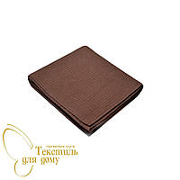 Рушник лицьовий 50*90 вафельний/махра, коричневий