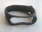 Ремінець Xiaomi Mi Band 4 / 3 MiJobs Sport Light силіконовий Чорний 1703P, фото 4