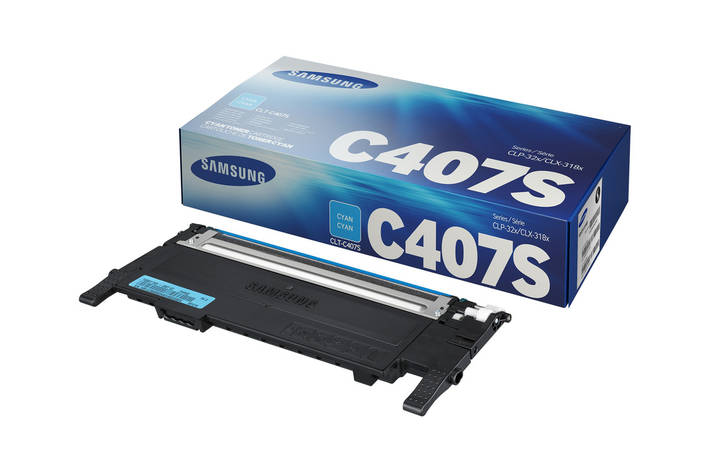 Заправка картриджа Samsung CLT-С407S cyan, фото 2