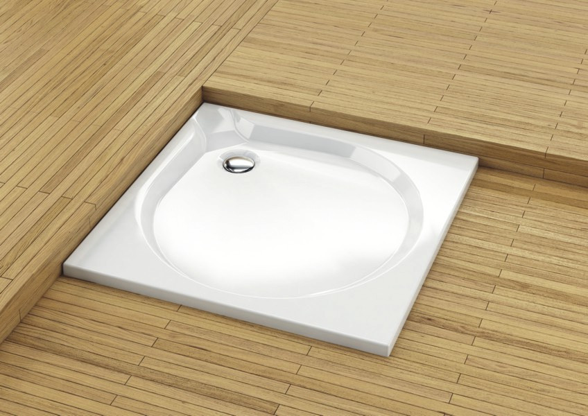 Квадратний душовий піддон Aquatorm Delta супердрібний 80х80