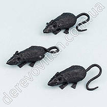 Декоративні миші/кришки гумові на Гелловін, ~8 см, 3 шт.