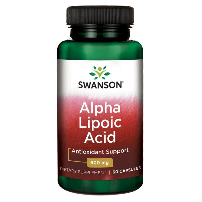 Лікування діабетичної нейропатії - Альфа-ліпоєва кислота / Alpha Lipoic Acid, 600 мг 60 капсул