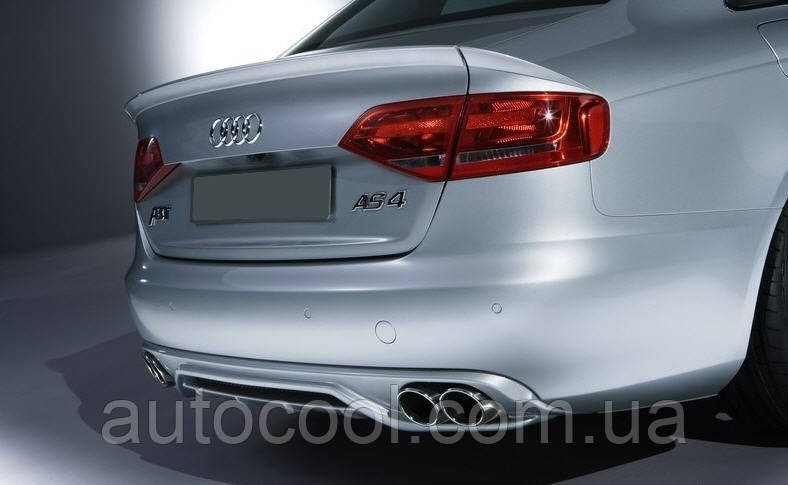Спойлер багажника (сабля, лип спойлер) Audi A4 B8 2007-2012 г. дорестайлінг