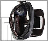 Чоловіча сумка через плече Weixier Барсетка Чоловіча сумка для документів Коричнева, фото 10