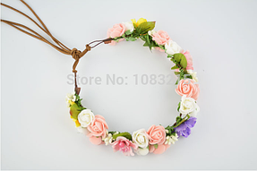 Примеры веночков на голову, которые можно изготовить с использованием материалов представленных в нашем магазине 2