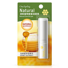 Бальзам для губ з медом ONESPRING Natural Lip Extract (2.7 м)
