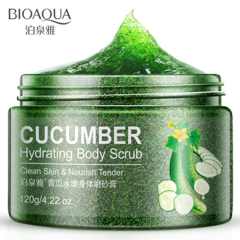 Скраб для тіла з екстрактом огірка BIOAQUA Body Scrub Cucumber (120г)