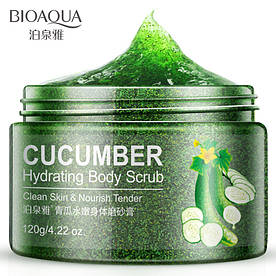 Скраб для тіла з екстрактом огірка BIOAQUA Body Scrub Cucumber (120г)