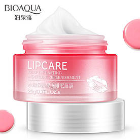 Нічна маска для губ зволоження та відновлення BIOAQUA Lip Sleeping Mask (20г)