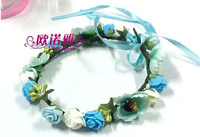 Примеры веночков на голову, которые можно изготовить с использованием материалов представленных в нашем магазине 1