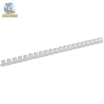 Пружина пластикова Axent 2914-21-A 14 мм, біла, 100 штук 2914-21-A G-Rich