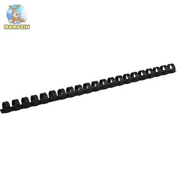 Пружина пластикова Axent 2914-01-A 14 мм, чорна, 100 штук 2914-01-A G-Rich