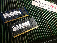 Оперативна пам`ять ELPIDA DDR3 8GB SO-DIMM 1.35V 2Rx8 PC3L 12800S 1600mHz Intel/AMD