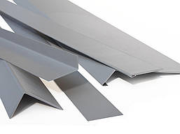 Смуга ПВХ 40мм. Гнучка ПВХ жерсть. Притискна планка. Крайова планка.